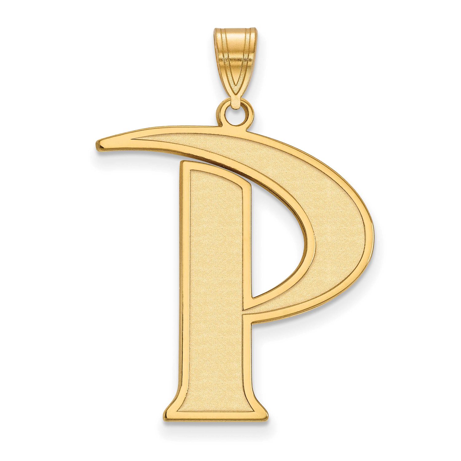 Pepperdine University Letter P Extra Large Pendant 10k Gold 1Y008PEU, UPC: 886774805641