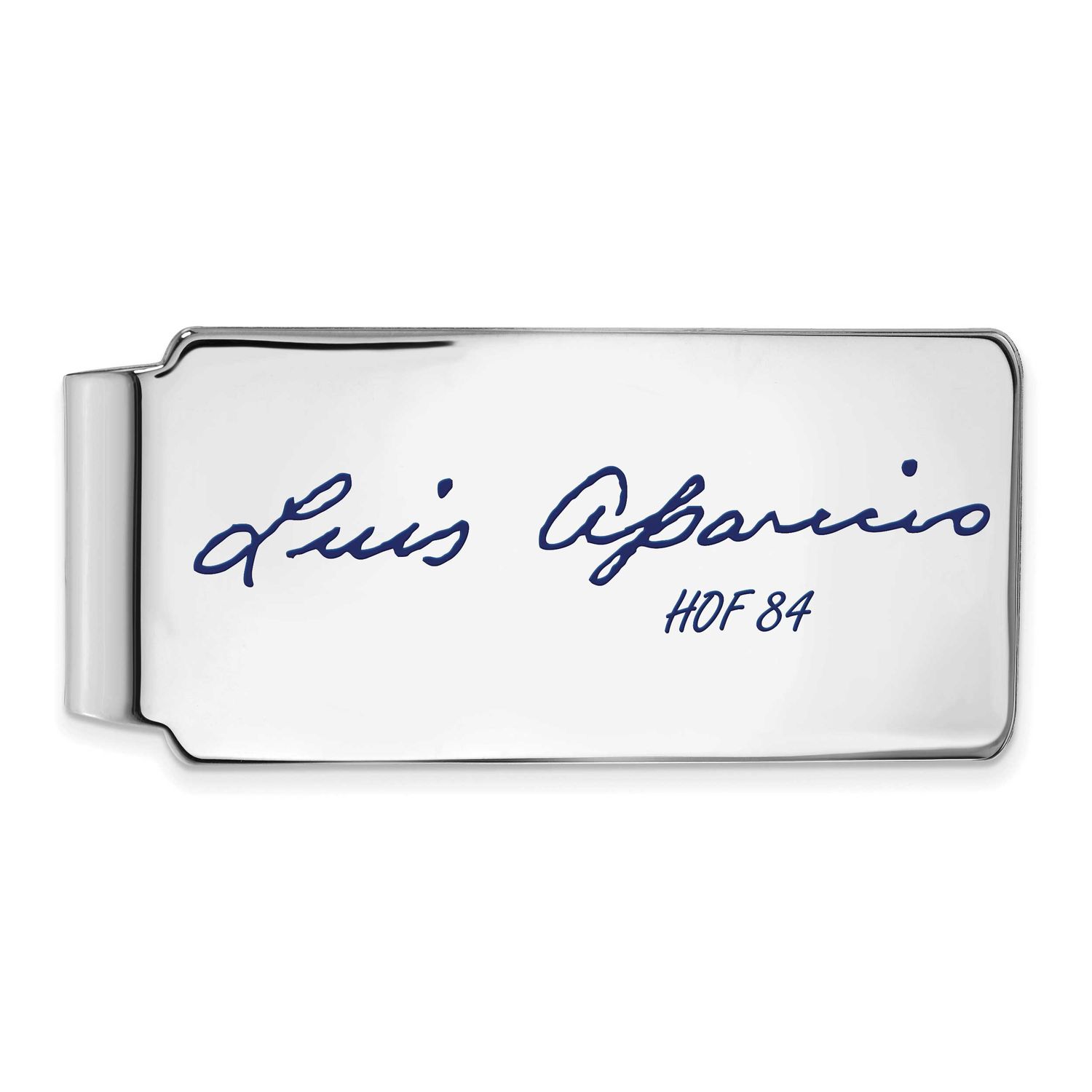 Luis Aparicio Hall of Fame Signature Epoxy Money Clip Sterling Silver SSHF04LA84, UPC:
