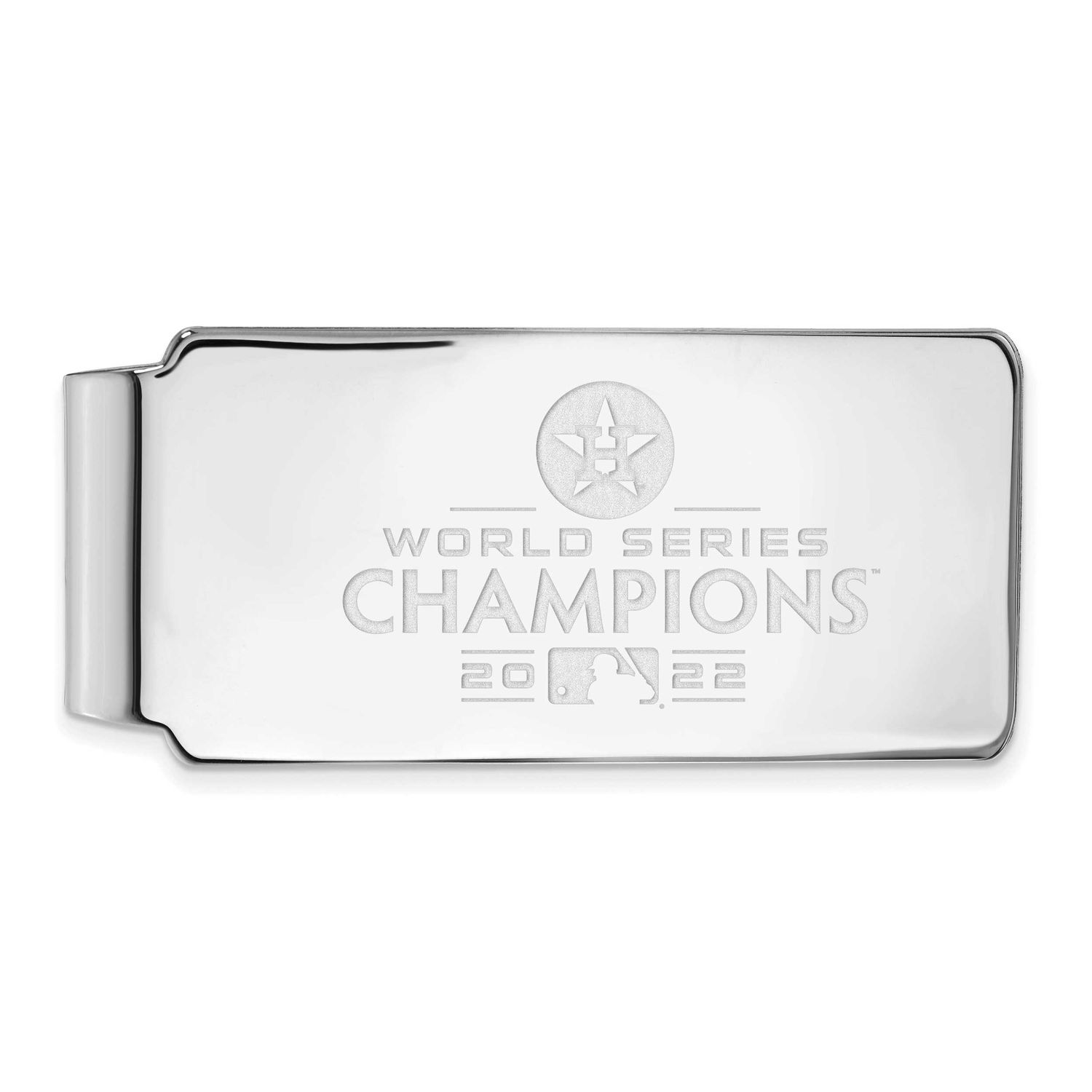2022 World Series Champions Houston Astros Money Clip Sterling Silver SS011AST22, UPC: 196904101209