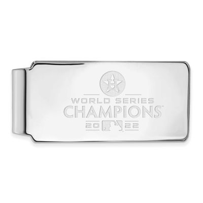 2022 World Series Champions Houston Astros Money Clip Sterling Silver SS011AST22, UPC: 196904101209