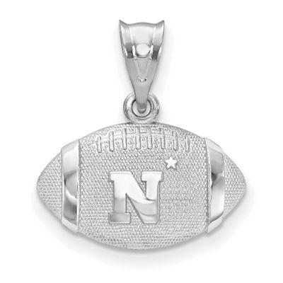 United States Naval Academy Football Pendant Sterling Silver Rhodium-plated SS506USN, UPC: 85388100…