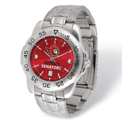 NHL Ottawa Senators Sport Steel Watch with Date Gametime XWM3567, UPC: 82652868979