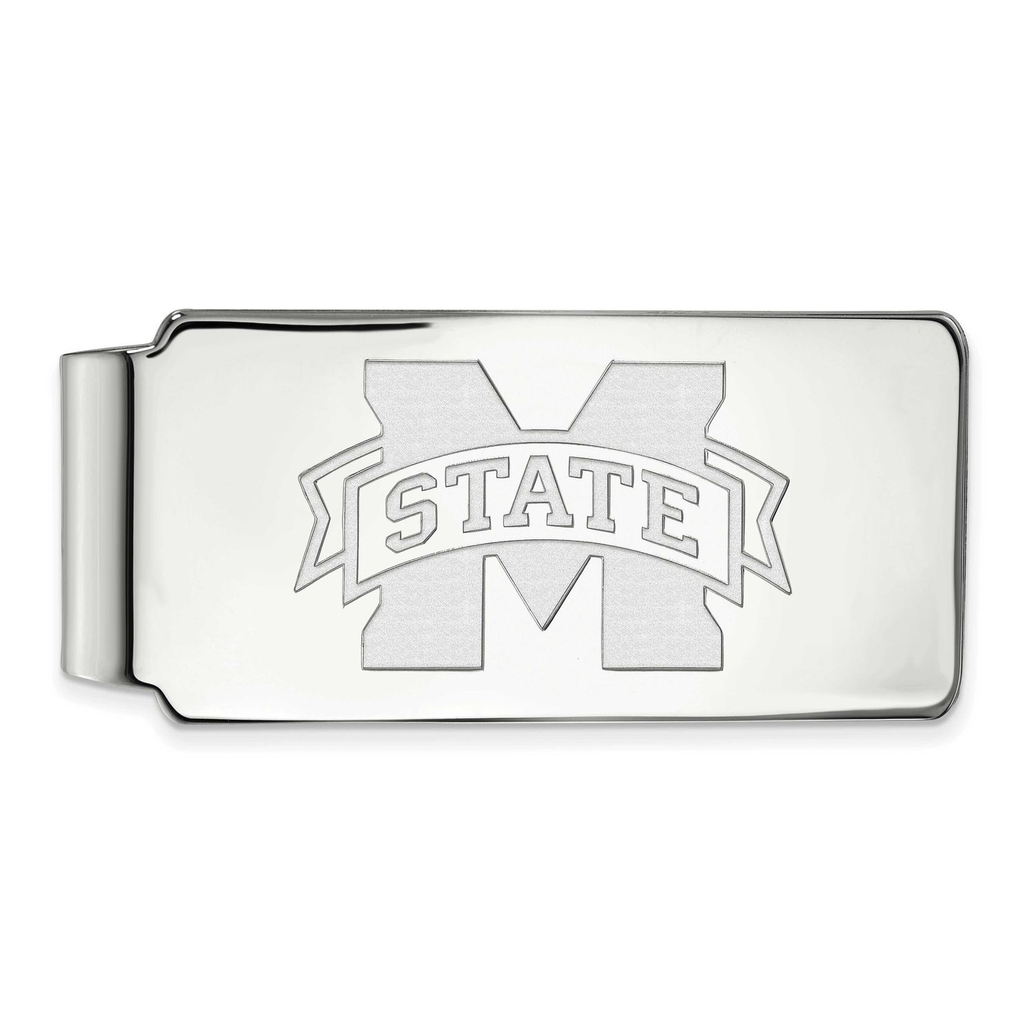 Mississippii State University Money Clip 14k White Gold 4W025MSS, UPC: 886774844367