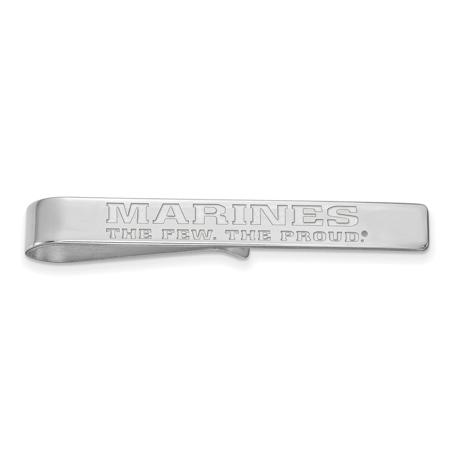 U.S. Marine Corps Tie Bar 14k White Gold 4W017USMC, UPC: 191101780028