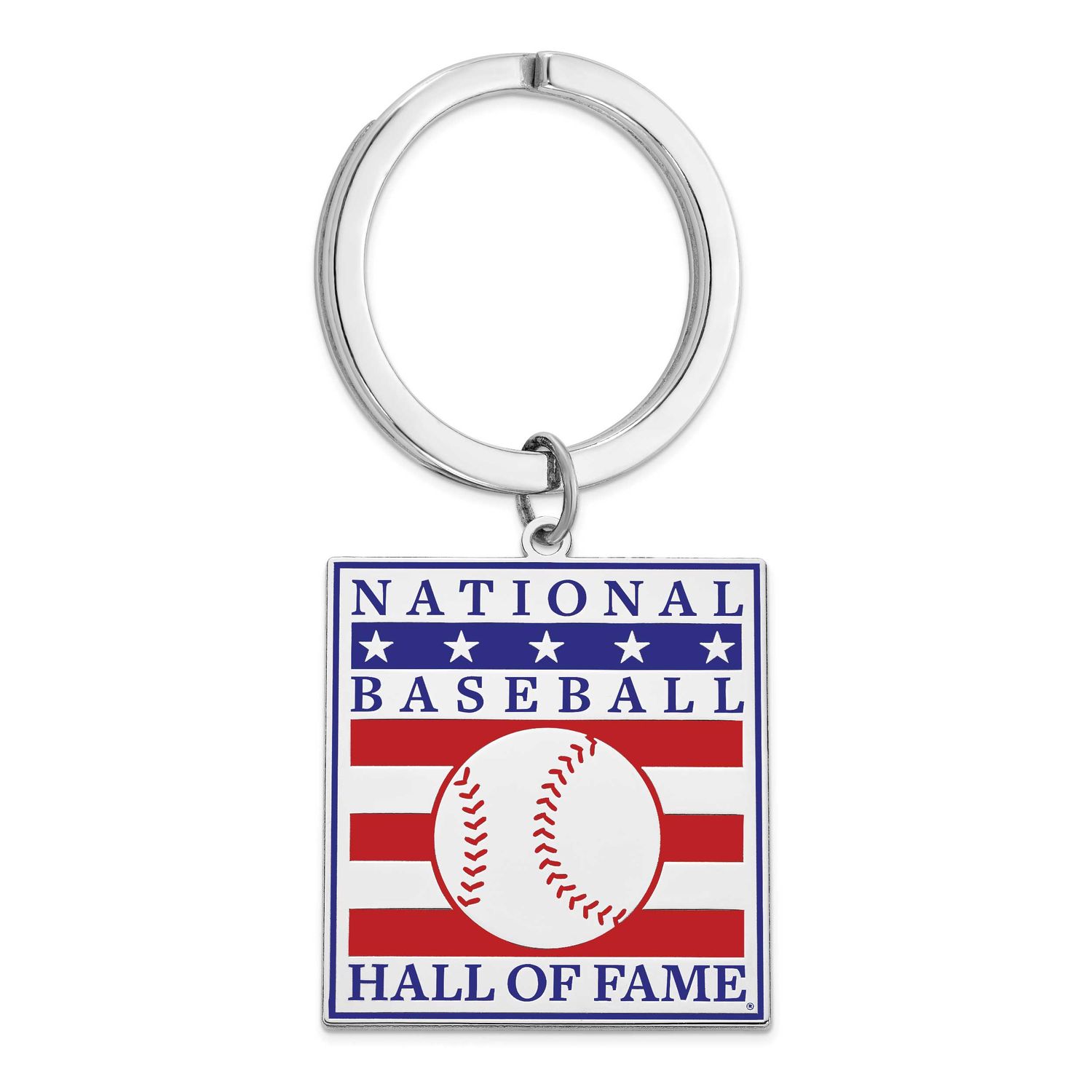 Hall of Fame Epoxy Keychain Sterling Silver SSHF08, UPC: