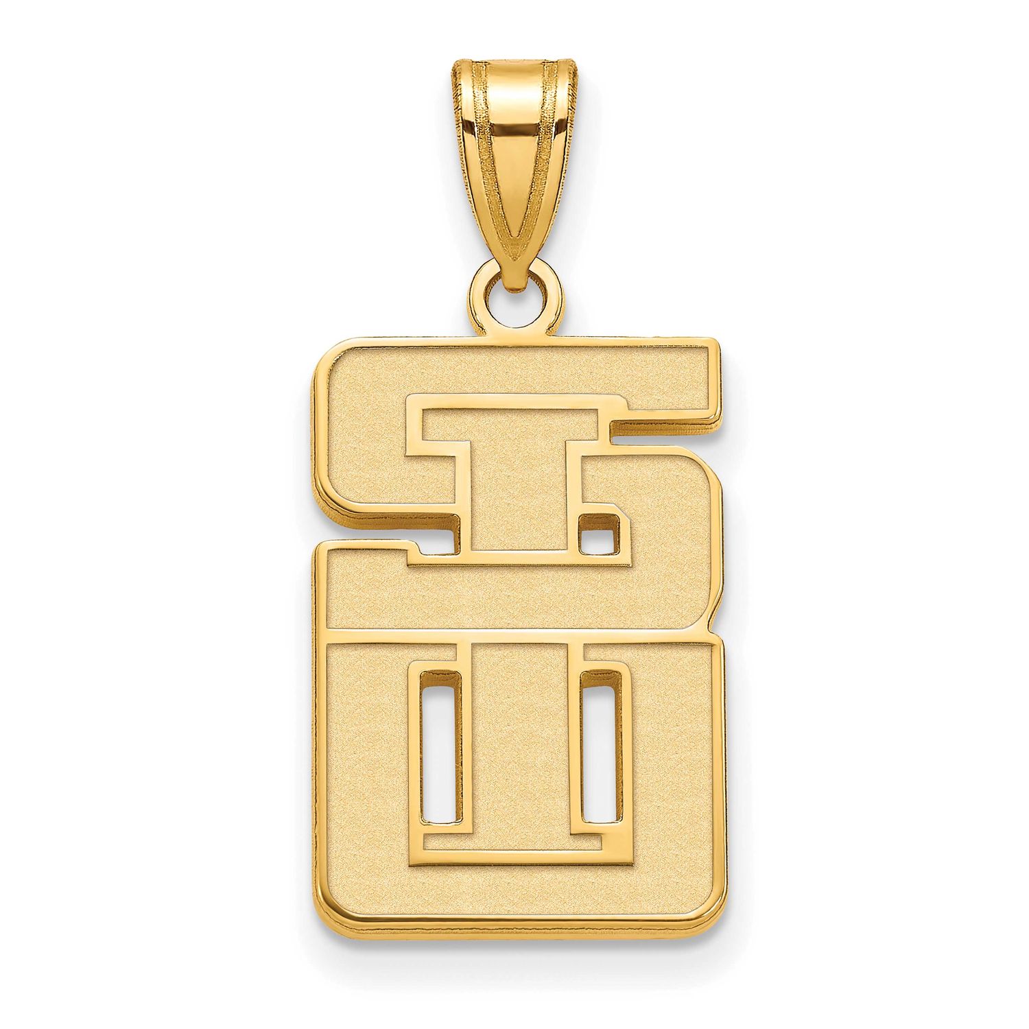 Southern Illinois University Large Pendant 10k Gold 1Y019SIU, UPC: 886774811529