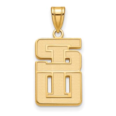Southern Illinois University Large Pendant 10k Gold 1Y019SIU, UPC: 886774811529