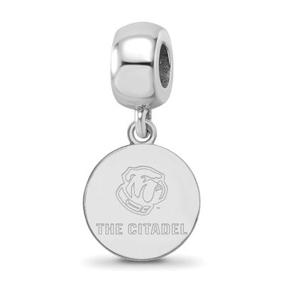 The Citadel Small Dangle Bead Sterling Silver Rhodium-plated SS026TCI, UPC: 886774701547