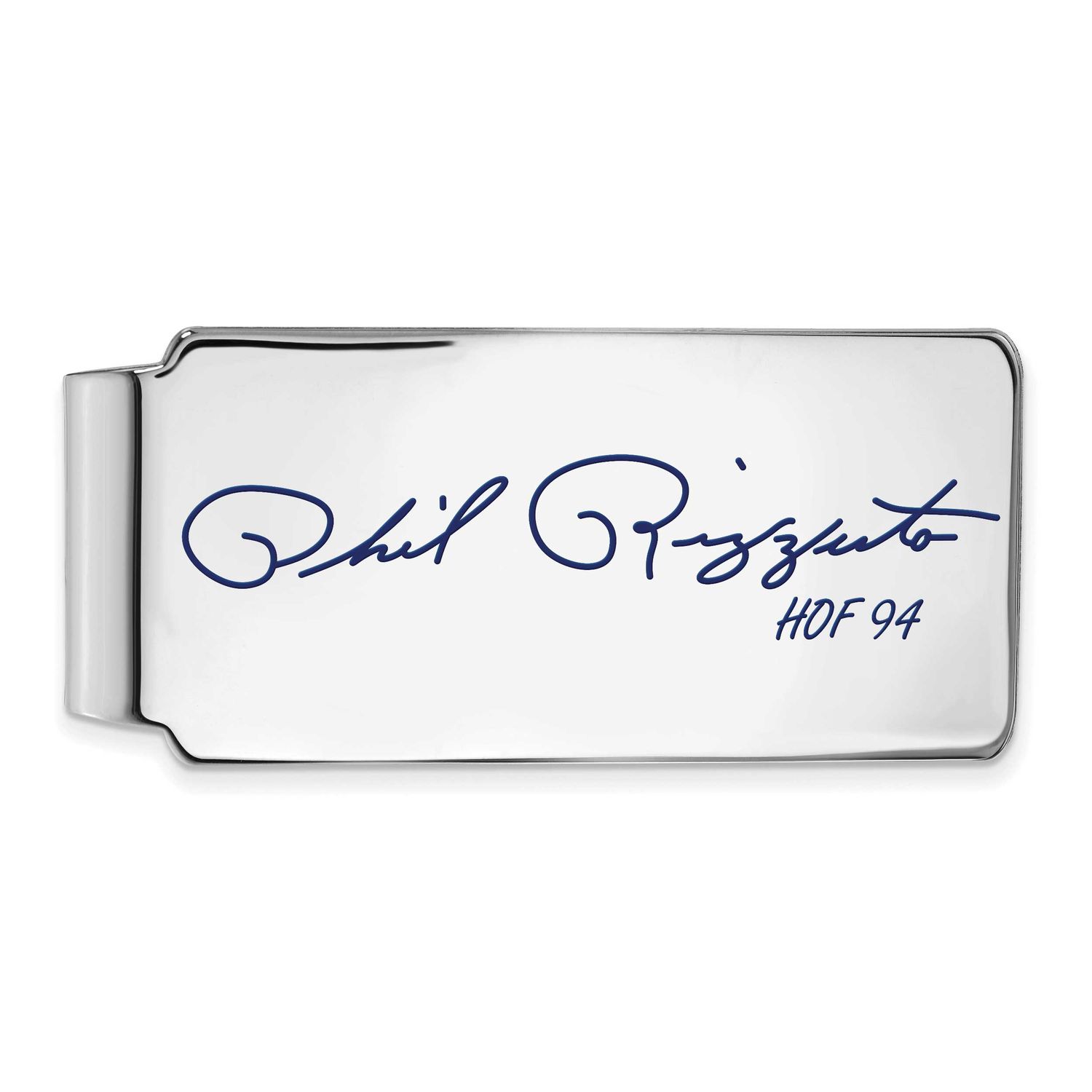 Phil Rizzuto Hall of Fame Signature Epoxy Money Clip Sterling Silver SSHF04PR94, UPC: