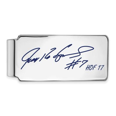 Ivan Pudge Rodriguez Hall of Fame Signature Epoxy Money Clip  Sterling Silver SSHF04IR17, UPC: