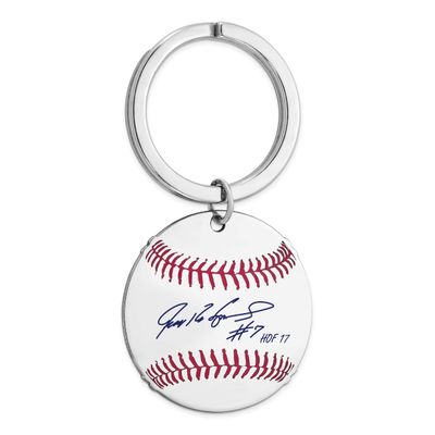 Ivan Pudge Rodriguez Hall of Fame Signature Epoxy Baseball Keychain Sterling Silver SSHF03IR17, UPC: