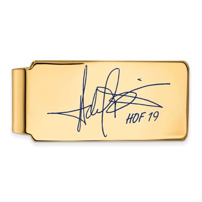 Harold Baines Hall of Fame Signature Epoxy Money Clip Gold-plated Sterling Silver GPHF04HB19, UPC: