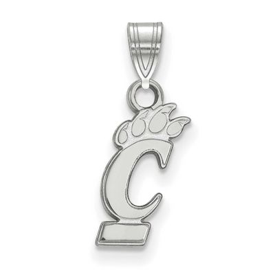 University of Cincinnati Small Pendant 14k White Gold 4W002UC, UPC: 886774827575