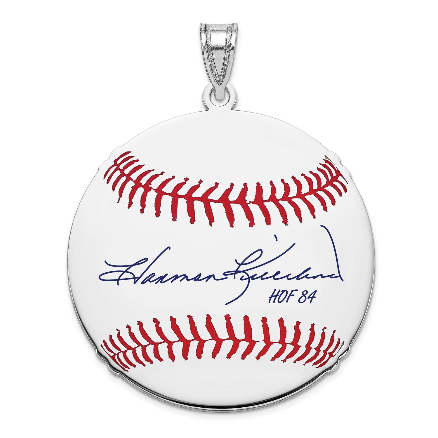 Harmon Killebrew Hall of Fame Signature Large Epoxy Baseball Pendant Sterling Silver SSHF02HK84, UP…