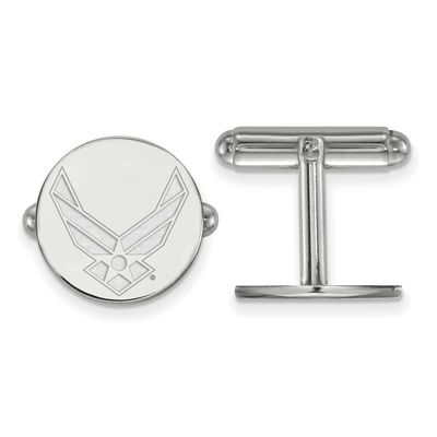 U.S. Air Force Cufflinks Sterling Silver Rhodium-plated SS009USAF, UPC: 191101215049
