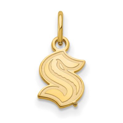 NHL Seattle Kraken Extra Small Pendant 14k Gold 4Y001KRA, UPC: 196904346242