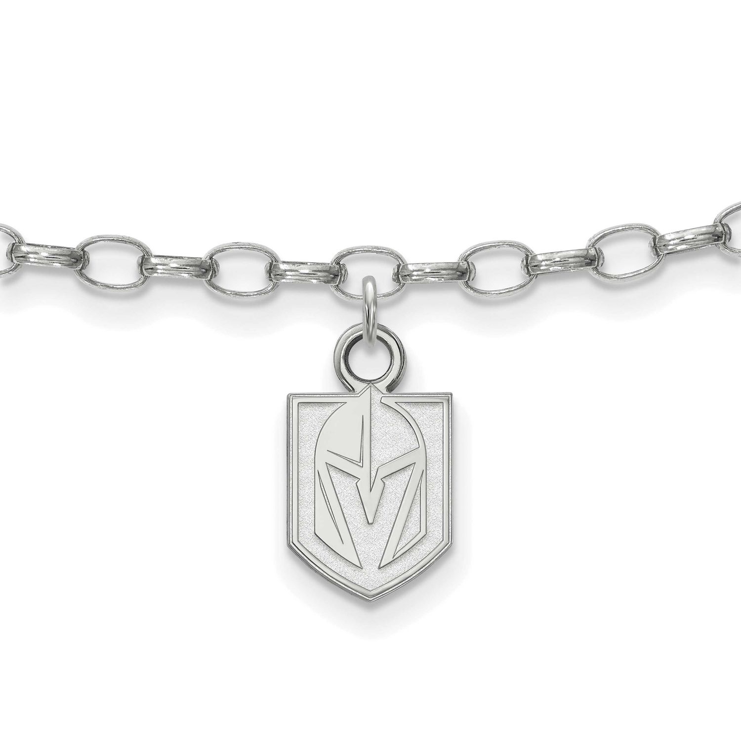 Vegas Golden Knights Anklet Sterling Silver SS024VGK, UPC: 191101487194