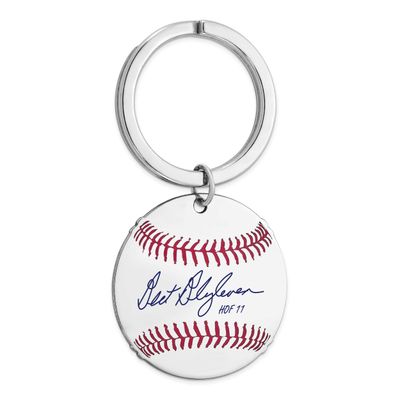 Bert Blyleven Hall of Fame Signature Epoxy Baseball Keychain Sterling Silver SSHF03BB11, UPC: