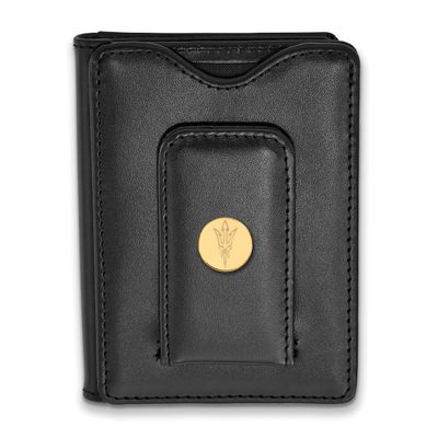 Arizona State University Leather Attachment Wallet Gold-plated Sterling Silver GP058AZS-W1, UPC: 19…