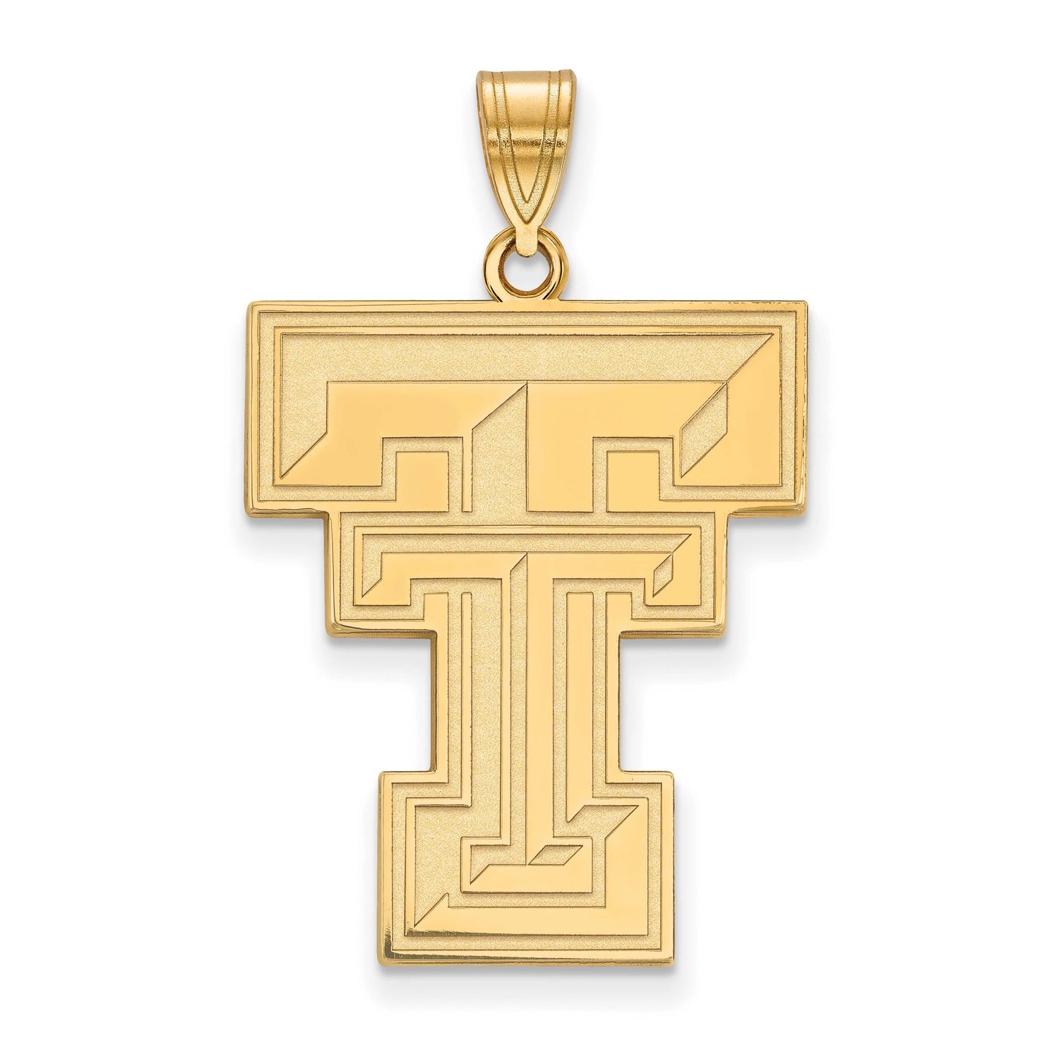 Texas Tech University T-T Extra Large Pendant 10k Gold 1Y005TXT, UPC: 886774802923