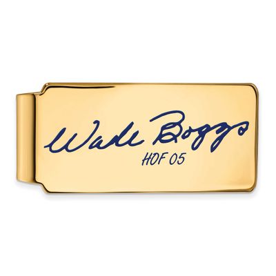 Wade Boggs Hall of Fame Signature Epoxy Money Clip Gold-plated Sterling Silver GPHF04WB05, UPC: