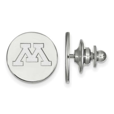 University of Minnesota Letter M Lapel Pin Sterling Silver Rhodium-plated SS009UMN, UPC: 8867747115…