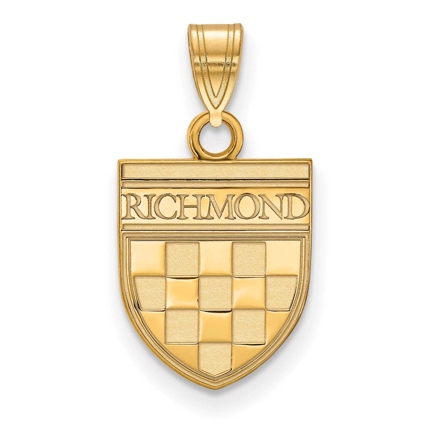 University of Richmond Small Shield Pendant 14k Gold 4Y019URV, UPC: 191101779589