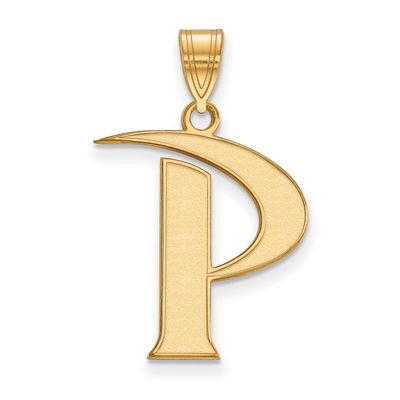 Pepperdine University Letter P Large Pendant Gold-plated Sterling Silver GP002PEU, UPC: 886774893228