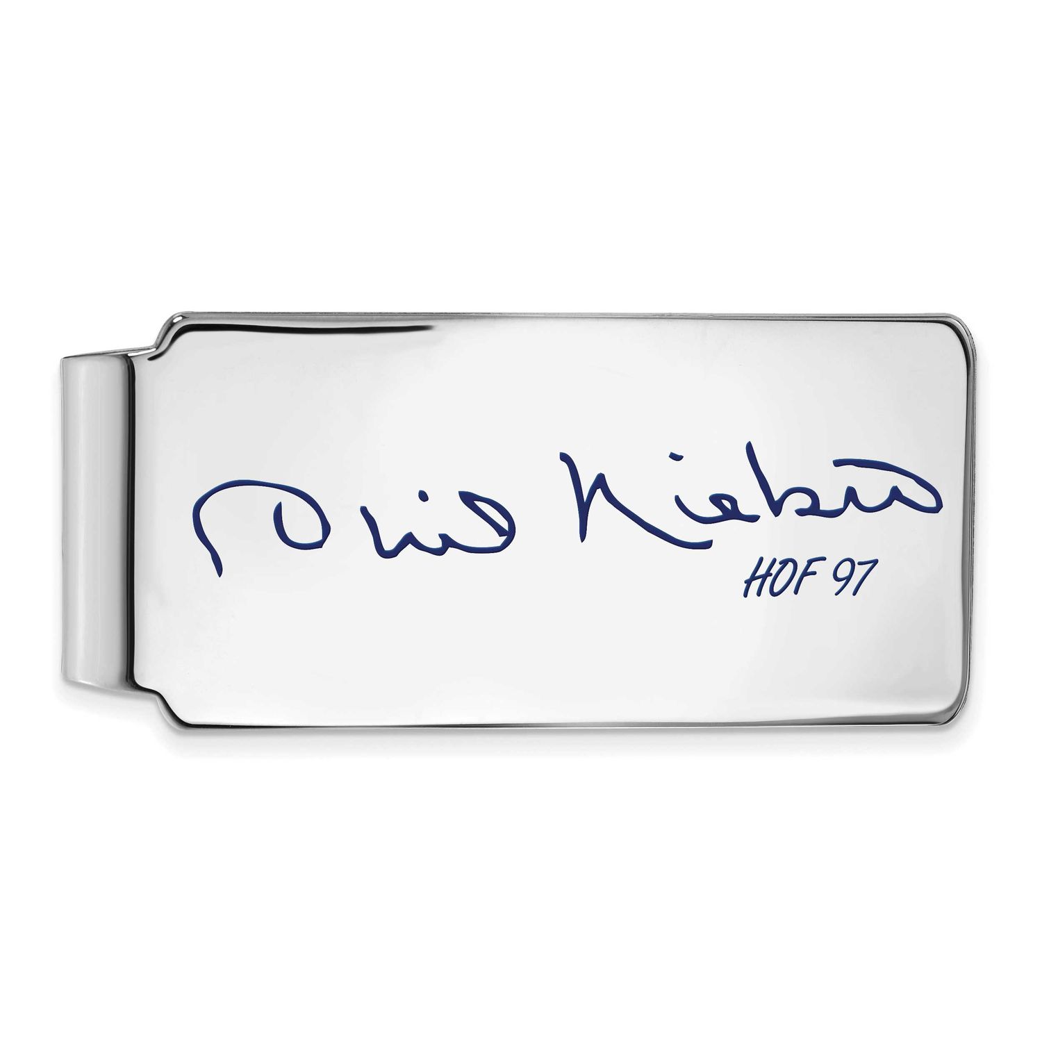 Phil Niekro Hall of Fame Signature Epoxy Money Clip Sterling Silver SSHF04PN97, UPC: