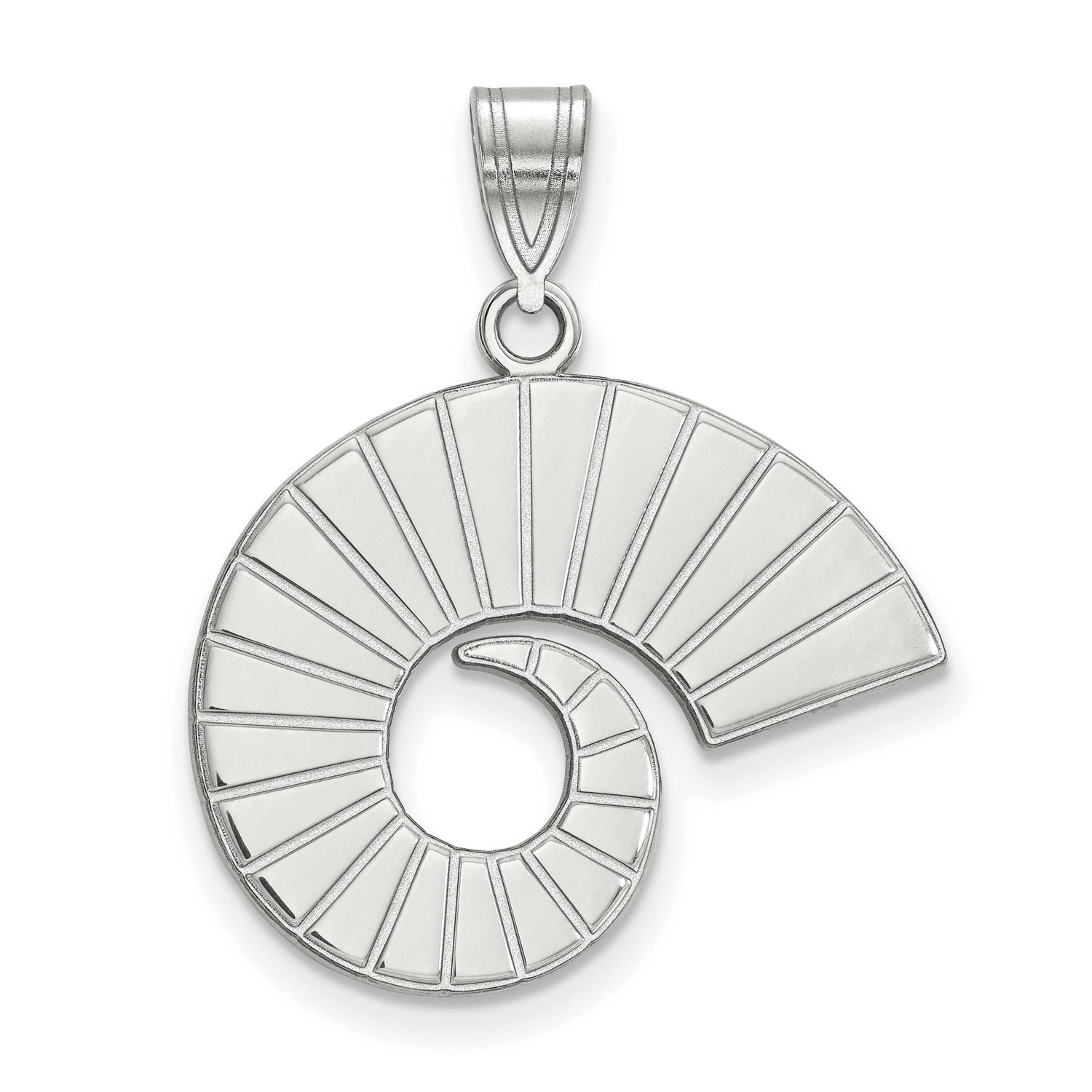 Colorado State University Ram Horn Large Pendant 14k White Gold 4W006COS, UPC: 886774833033