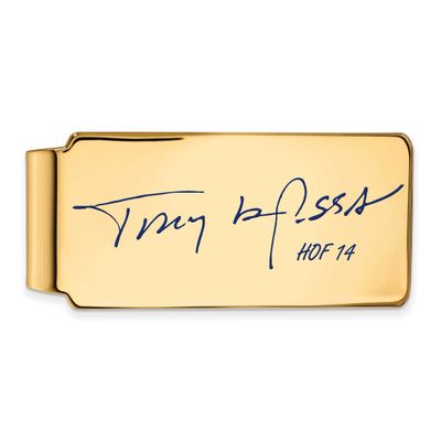 Tony La Russa Hall of Fame Signature Epoxy Money Clip Gold-plated Sterling Silver GPHF04TL14, UPC: