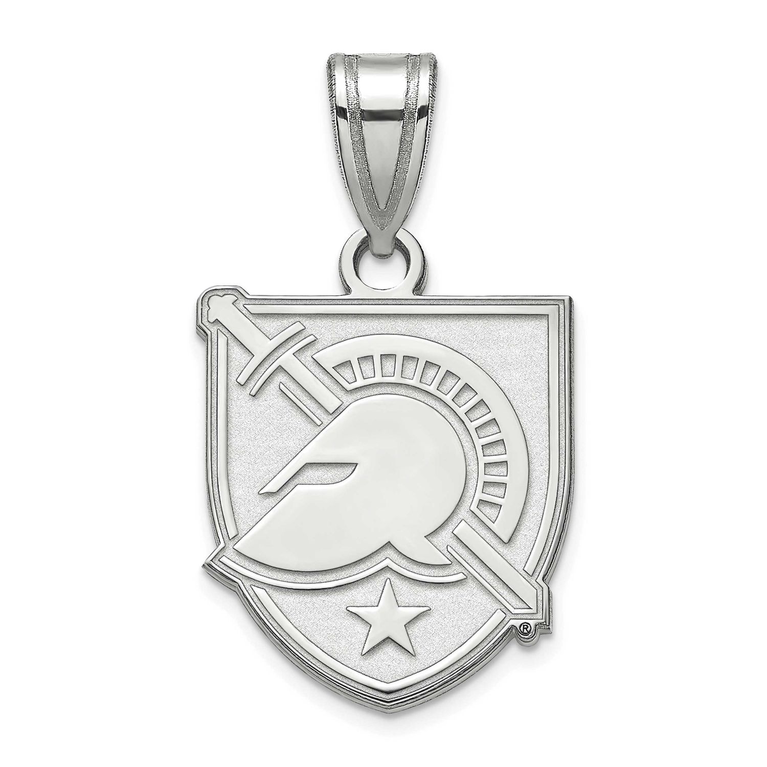 U.S. Military Academy Letter A Medium Pendant 10k White Gold 1W003USMA, UPC: 886774771328
