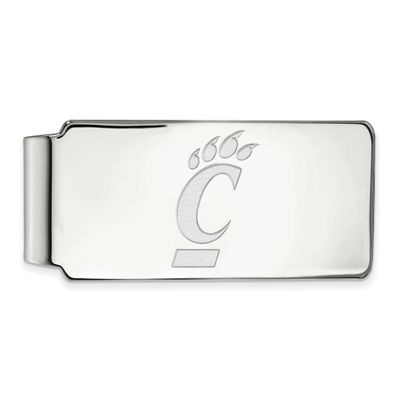 University of Cincinnati Money Clip Sterling Silver Rhodium-plated SS017UC, UPC: 886774705163