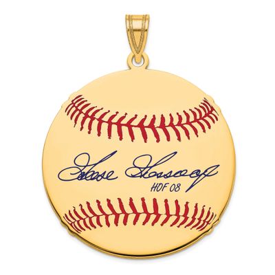 Rich Gossage Hall of Fame Signature Large Epoxy Baseball Pendant 10k Gold 1YHF02RG08, UPC: