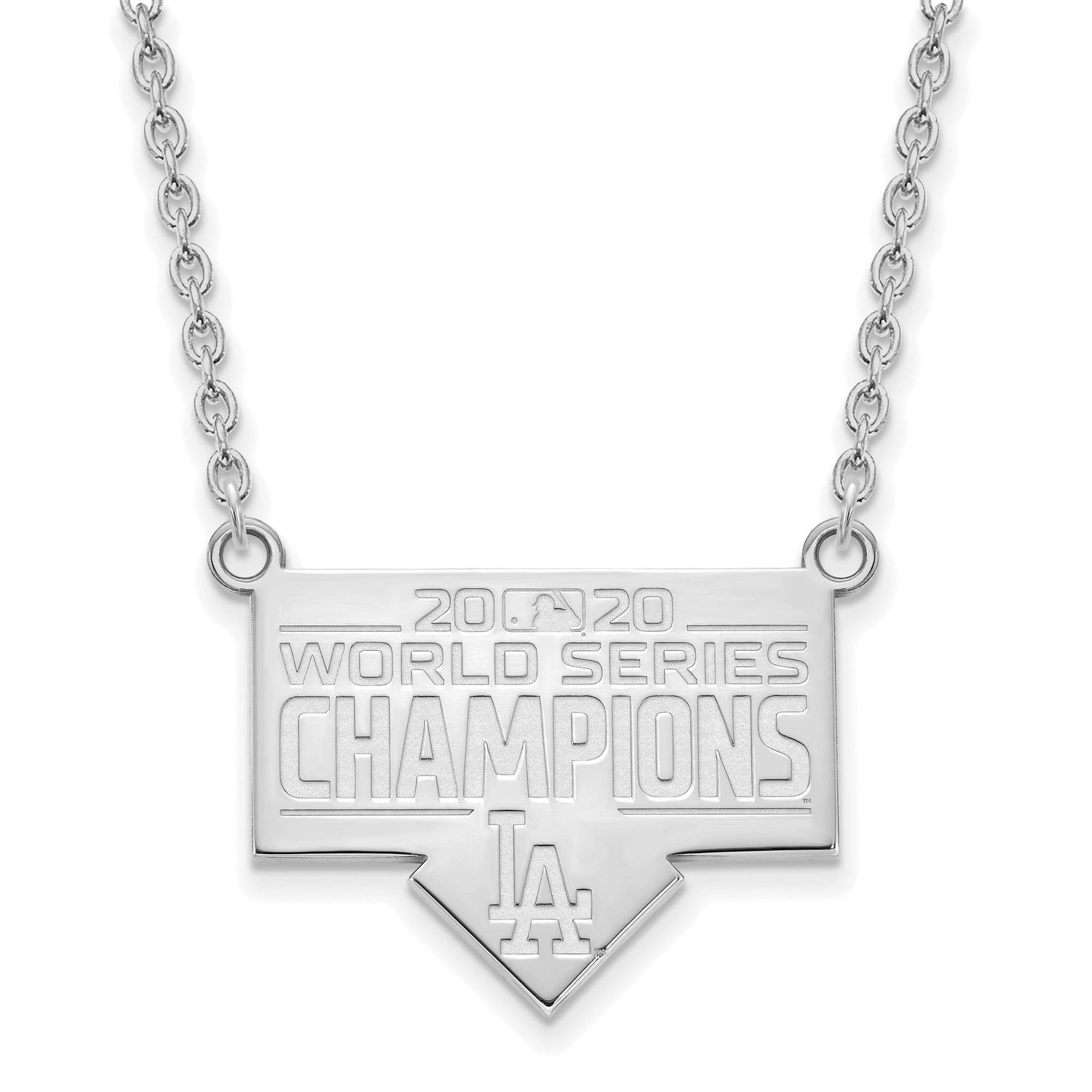 2020 World Series Champions Los Angeles Dodgers Large Pendant with  Neckla Sterling Silver SS007DOD…