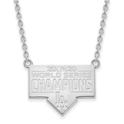 2020 World Series Champions Los Angeles Dodgers Large Pendant with  Neckla Sterling Silver SS007DOD…