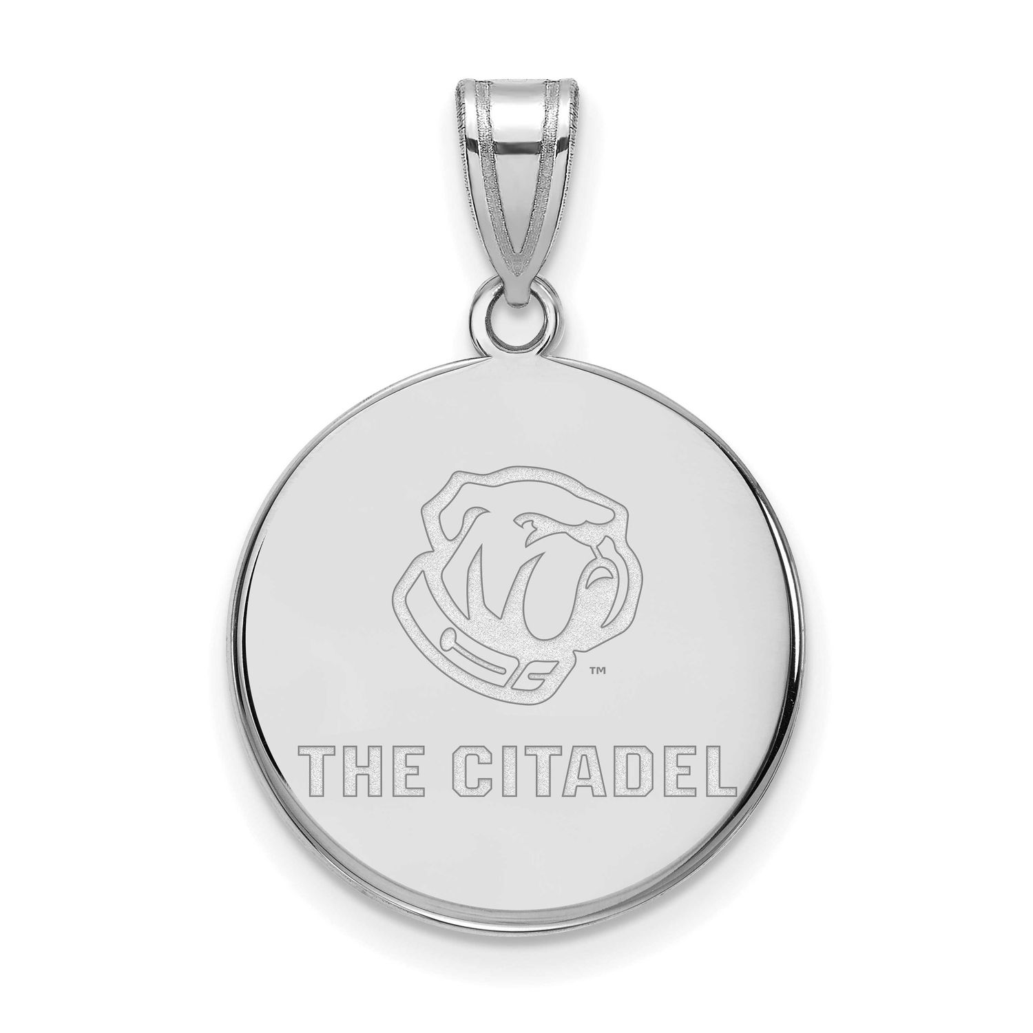 The Citadel Large Pendant Sterling Silver Rhodium-plated SS019TCI, UPC: 886774701561