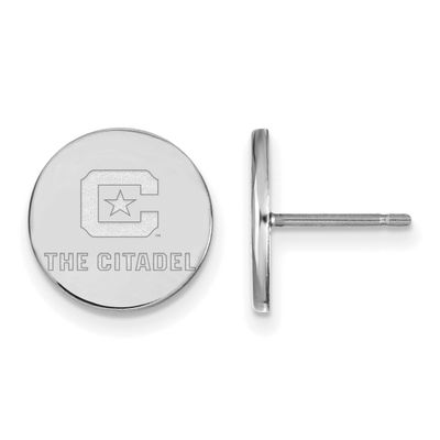 The Citadel Small Post Earrings 14k White Gold 4W008TCI, UPC: 886774835556