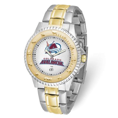 Gametime NHL Colorado Avalanche Competitor Two-Tone Quartz Watch with Date Stainless Steel XWM3369,…