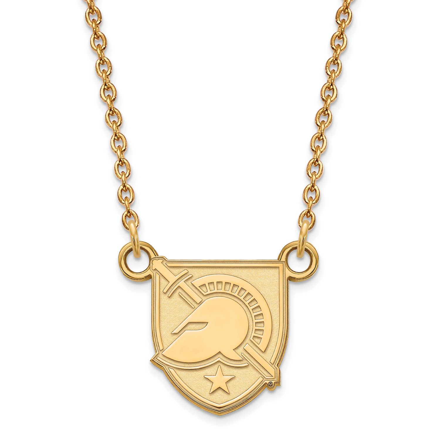 U.S. Military Academy Letter A Small Pendant 18 Inch Necklace 14k Gold 4Y011USMA-18, UPC: 886774871…