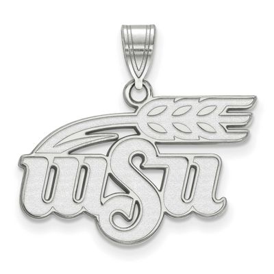 Wichita State University W-S-U Large Pendant 10k White Gold 1W015WST, UPC: 886774780771