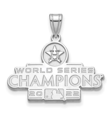 2022 World Series Champions Houston Astros Large Pendant Sterling Silver SS003AST22, UPC: 196904101…