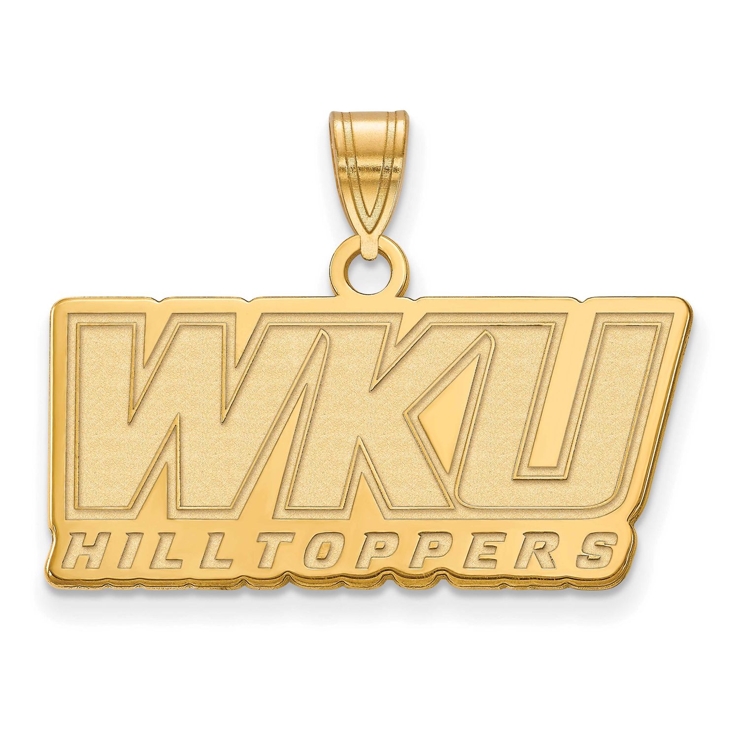 Western Kentucky University W-K-U Hilltoppers Large Pendant 14k Gold 4Y022WKU, UPC: 886774876597