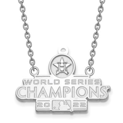 2022 World Series Champions Houston Astros Large Pendant with  Neckla Sterling Silver SS007AST22-18…