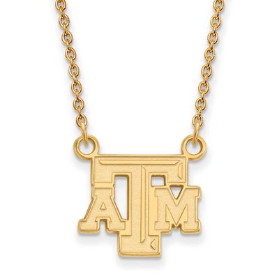 Texas A And M University T-A-M Small Pendant 18 Inch Necklace 10k Gold 1Y009TAM-18, UPC: 8867748070…