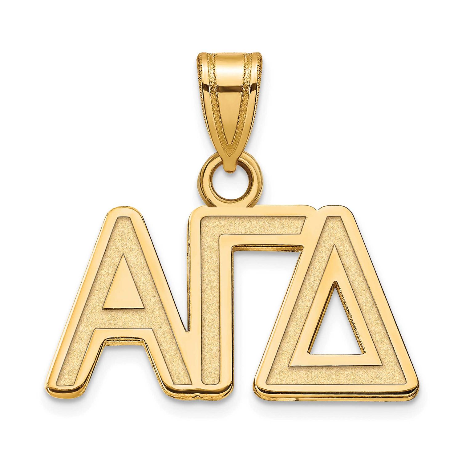 Alpha Gamma Delta Small Pendant Gold-plated Sterling Silver GP002AGD, UPC: 886774892054