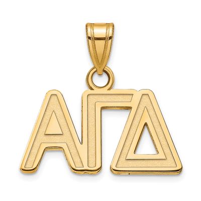 Alpha Gamma Delta Small Pendant Gold-plated Sterling Silver GP002AGD, UPC: 886774892054