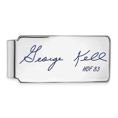 George Kell Hall of Fame Signature Epoxy Money Clip Sterling Silver SSHF04GK83, UPC:
