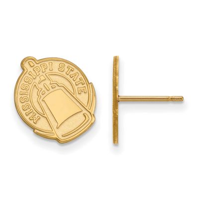 Mississippi State University Small Post Earrings 14k Gold 4Y051MSS, UPC: 886774884059
