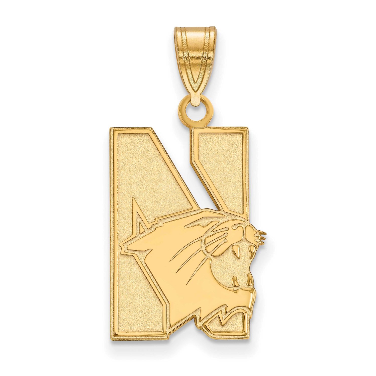 Northwestern University Large Pendant 14k Gold 4Y002NWU, UPC: 886774858883